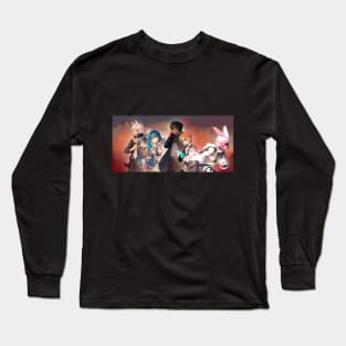 Cyberpunk lineup Long Sleeve T-Shirt